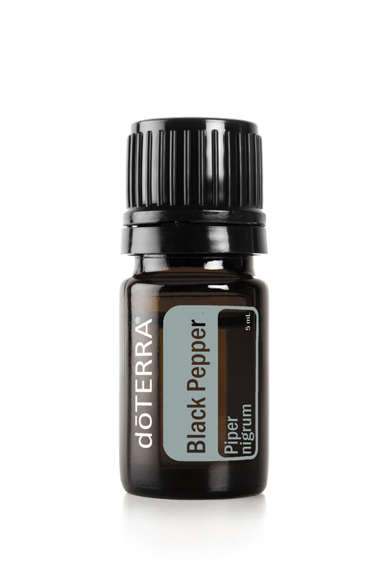 doTERRA Black Pepper Essential Oil - Supports digestive health and relieves muscle discomfort.