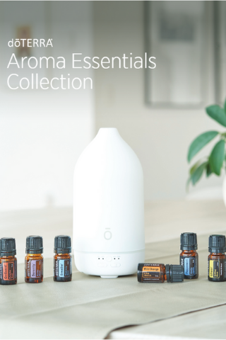 dōTERRA Aroma Essentials Collection, Essential oils for creating a calming and uplifting atmosphere.