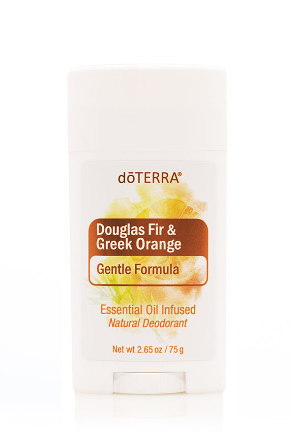 doTERRA Natural Deodorant Gentle Formula with Douglas Fir & Greek Orange - Provides gentle, natural protection with a refreshing aroma.