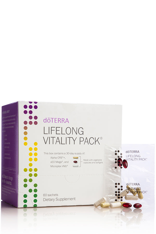 doTERRA Lifelong Vitality Pack (Sachets), Provides essential vitamins and nutrients for overall health.