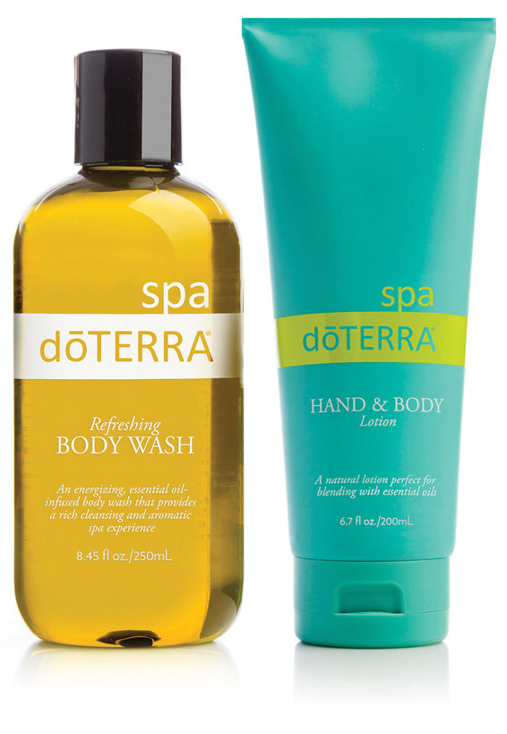 doTERRA Spa Basics Kit, Essential spa products for a rejuvenating experience.