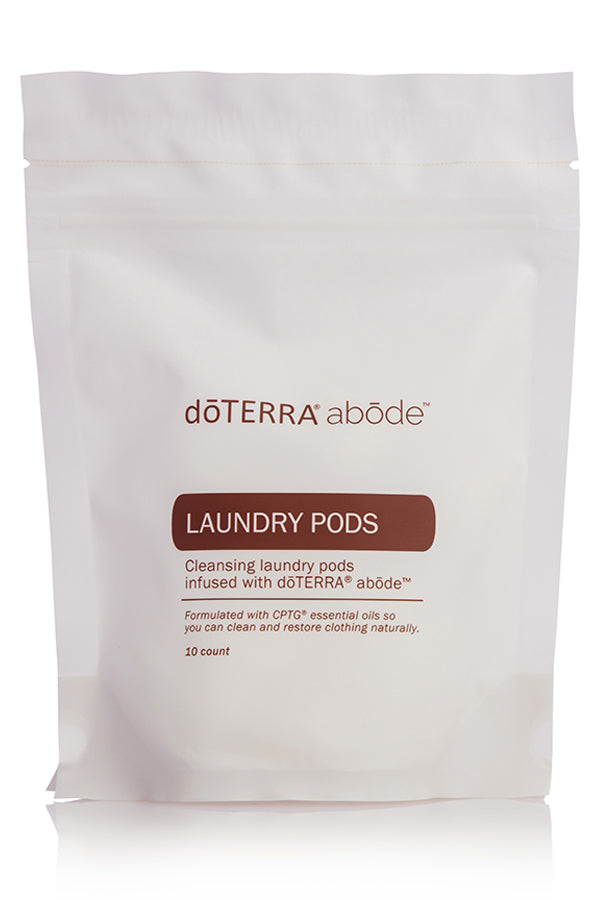 doTERRA Abōde Laundry Pods, Cleanses laundry with a natural formula in convenient pods.