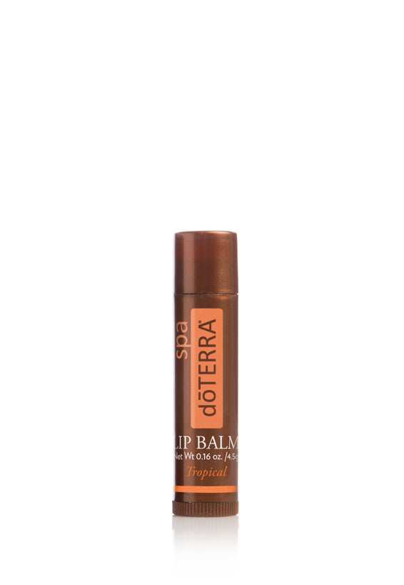 doTERRA Tropical Lip Balm, Moisturizes and soothes dry lips with a tropical aroma.