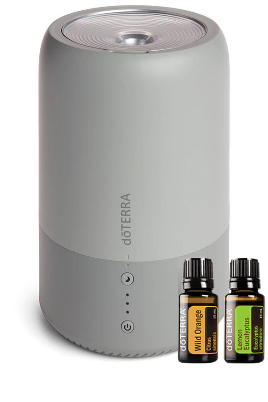 dōTERRA Dawn Aroma Humidifier with Wild Orange and Lemon Eucalyptus, Provides a soothing mist with the benefits of Wild Orange and Lemon Eucalyptus oils.