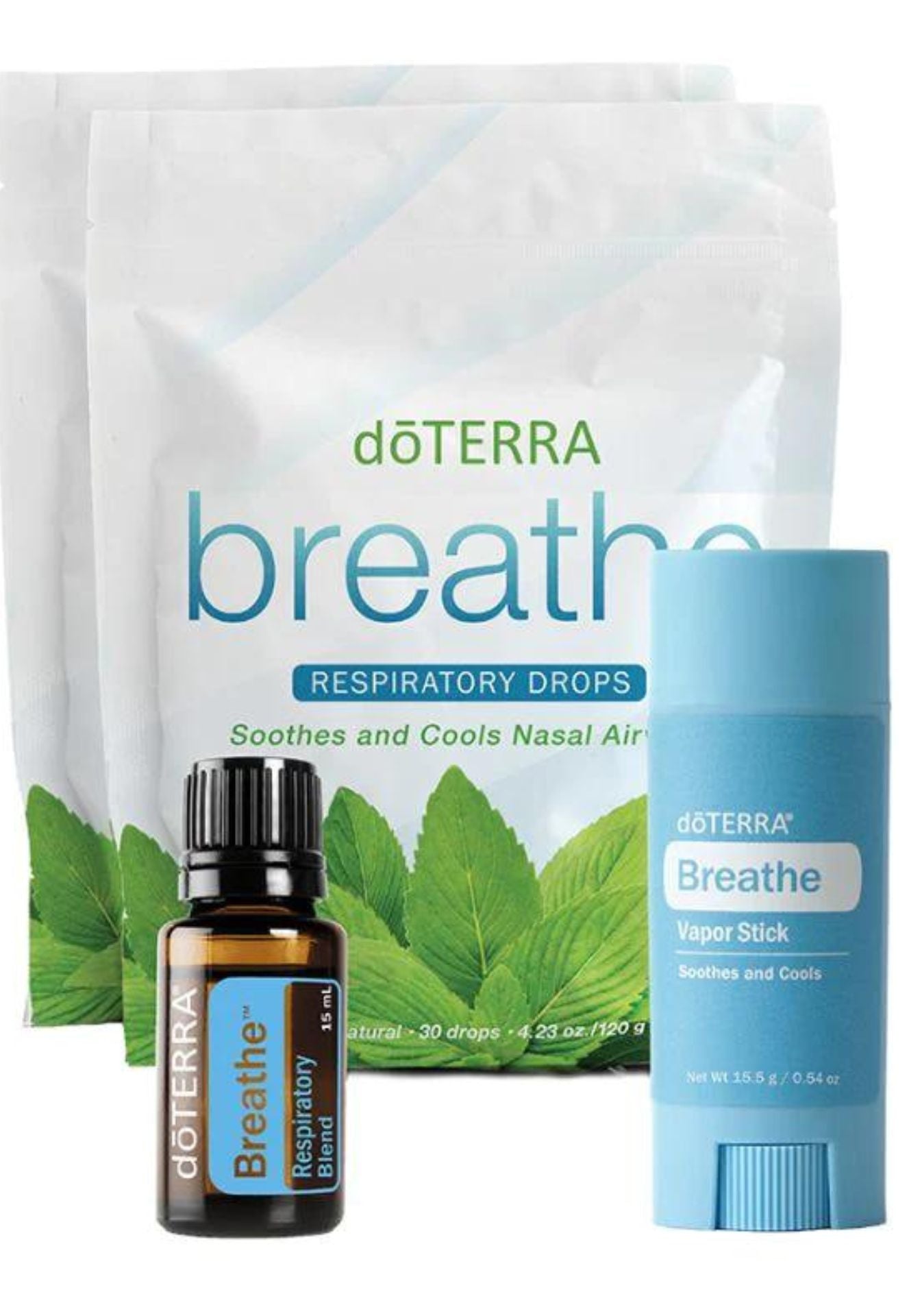 doTERRA Breathe Combo Pack, Supports respiratory health and clears airways.