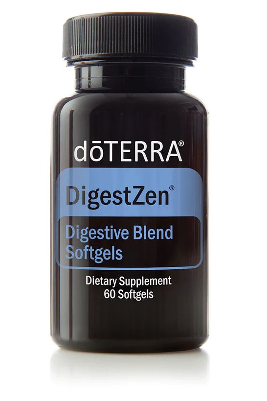 doTERRA DigestZen Softgels - Supports healthy digestion and relieves stomach discomfort.