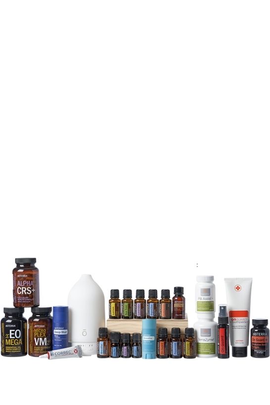 dōTERRA Natural Solutions Kit, Comprehensive set of essential oils and products for natural solutions.