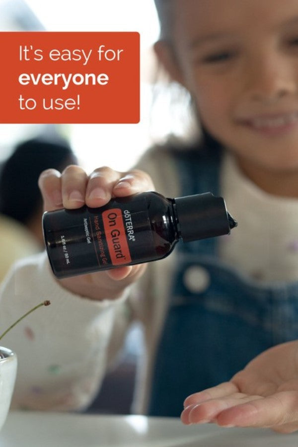 doTERRA On Guard Hand Sanitizing Gel, Cleanses hands and provides protective benefits.