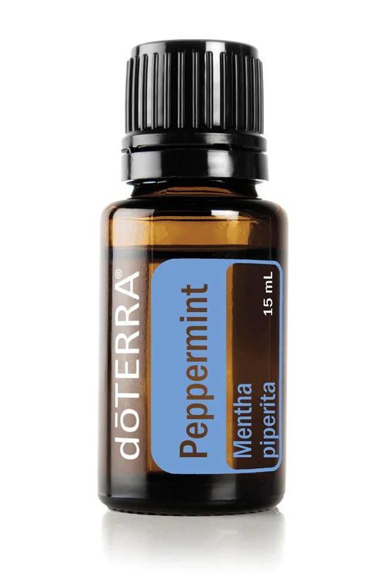 doTERRA Peppermint Essential Oil - Refreshes and invigorates, relieves headaches and muscle tension.