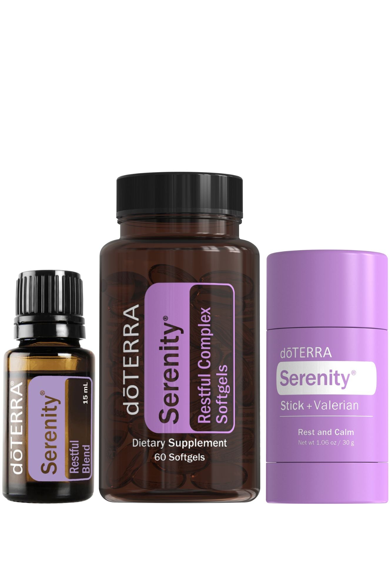 doTERRA Serenity Sleep System, Comprehensive system to support restful sleep.