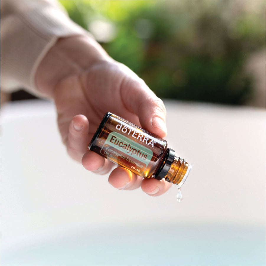 doTERRA Eucalyptus Essential Oil - Supports respiratory health and relieves congestion.