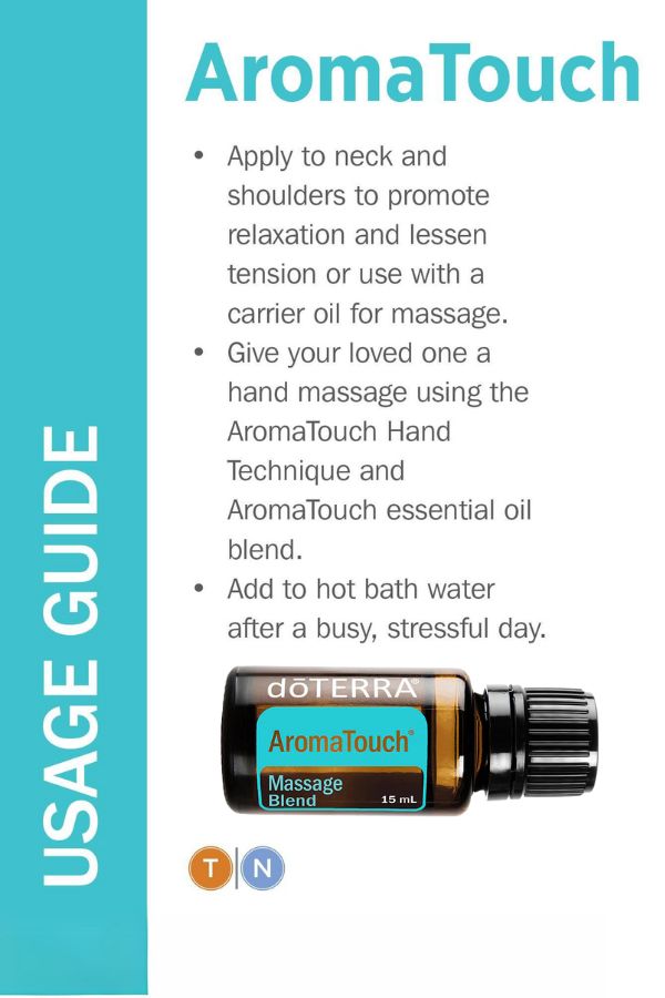 doTERRA AromaTouch Massage Blend - Relieves muscle tension and promotes relaxation.