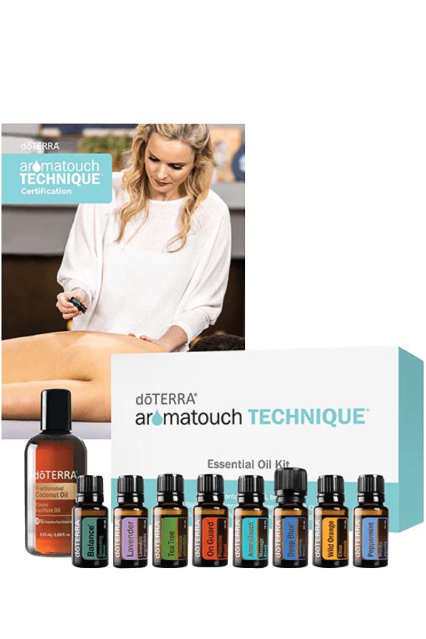 dōTERRA AromaTouch Training Kit, Essential oils and products for AromaTouch technique training.