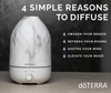 dōTERRA Volo Marble Diffuser, Elegant diffuser for essential oils with a marble design.