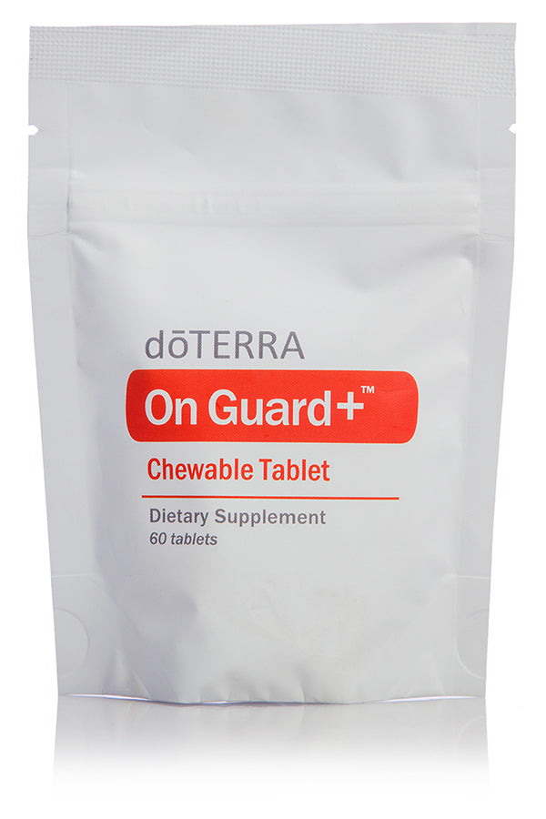 doTERRA On Guard+ Chewable Tablets, Supports immune health and provides protective benefits.