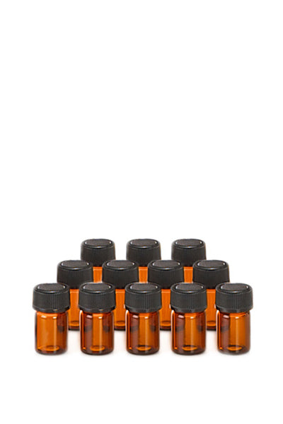 doTERRA 5/8 Dram Bottles (12 Pack), Small bottles for essential oil samples.