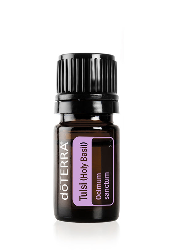 doTERRA Tulsi (Holy Basil) Essential Oil, Supports emotional balance and overall wellness.